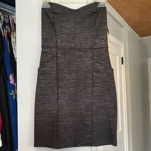 Dark Gray sparkly bodycon dress
